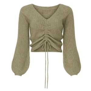🧵 BB Dakota Moss Green Make It Short Sweater, Sz L